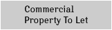 Commercial Property To Let
