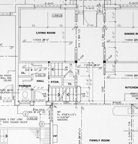 Photo of residential house plans
